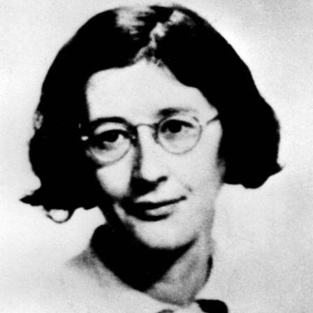 Porträt von Simone Weil (1909-1943), historische Aufnahme ca. 1909.