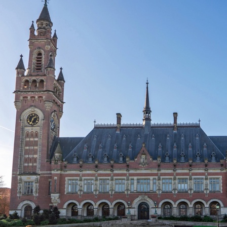 Der Friedenspalast in Den Haag, Sitz des Internationalen Gerichtshofs der UN