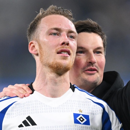 Sebastian Schonlau mit seinem Trainer Merlin Polzin
