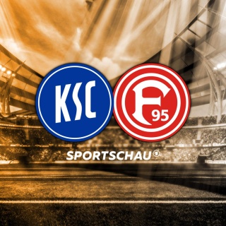 Logo Karlsruher SC gegen Fortuna Düsseldorf